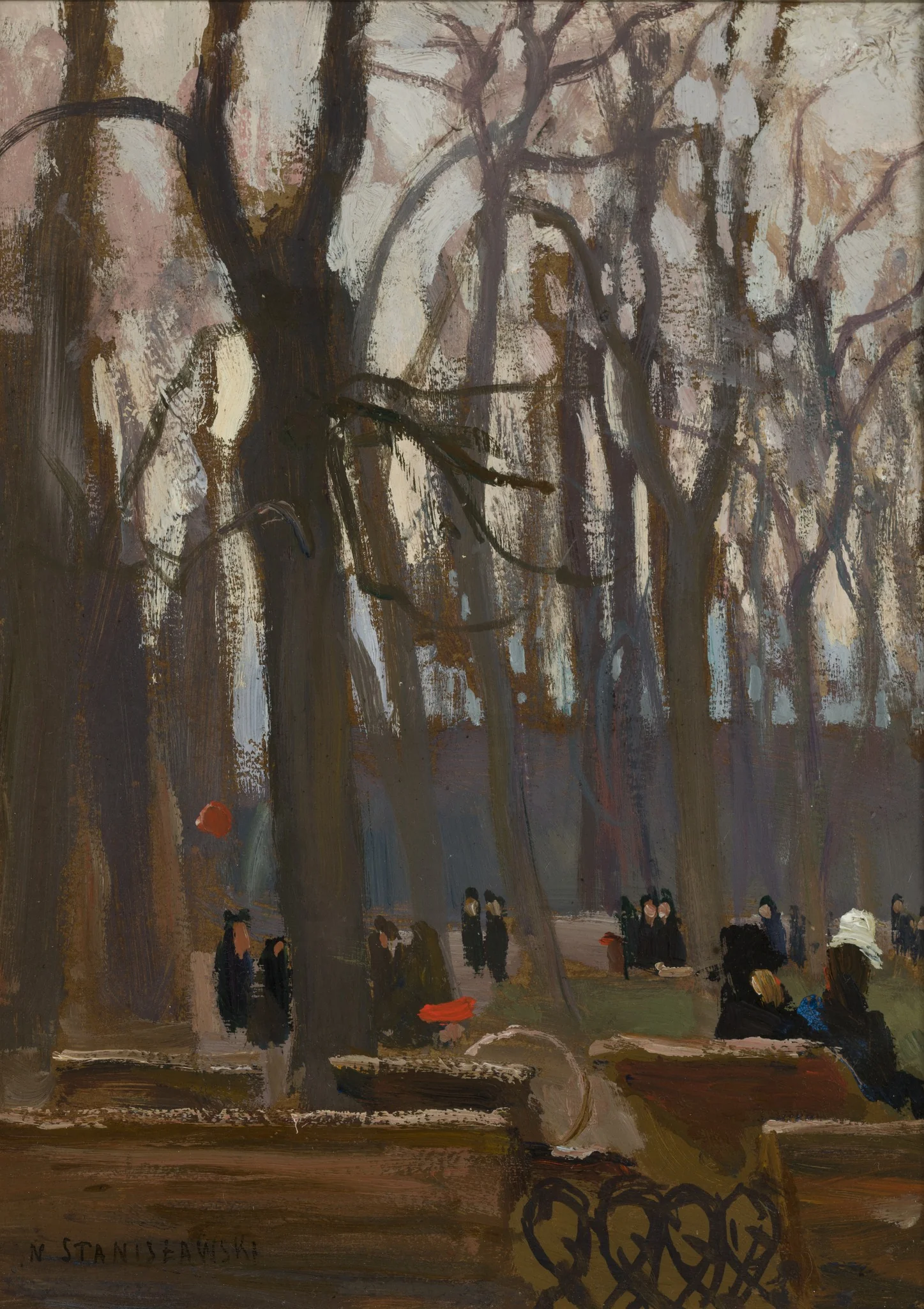 Fragment of the Planty Park, detail