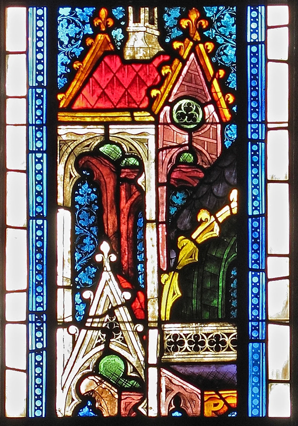 Architectural canopy, detail