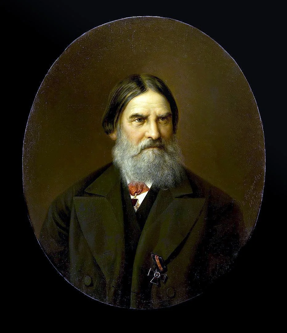 Portrait of Merchant S.P. Eliseev, detail