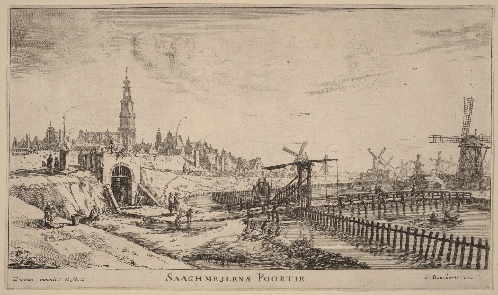 Zaagmolen Gate (Saaghmeulens Poortie), detail