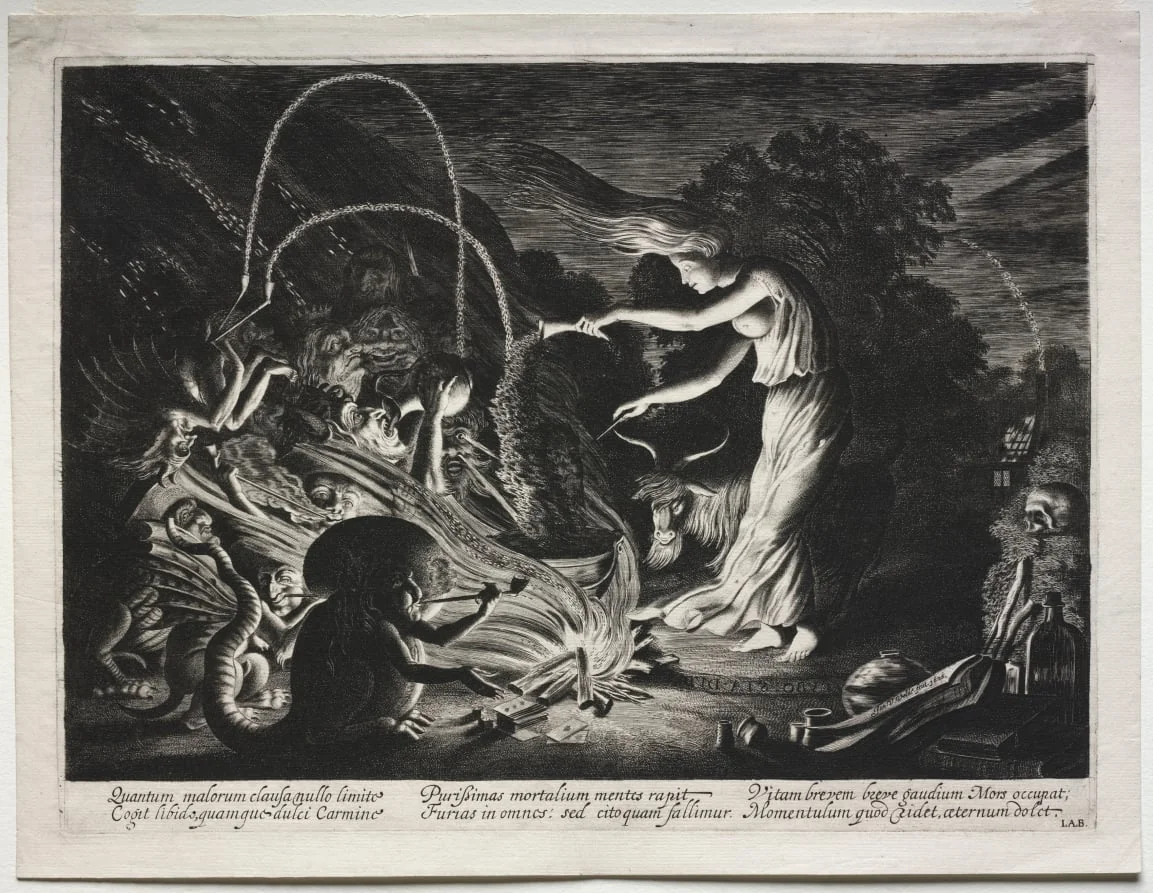 The Witch (Night Piece), detail