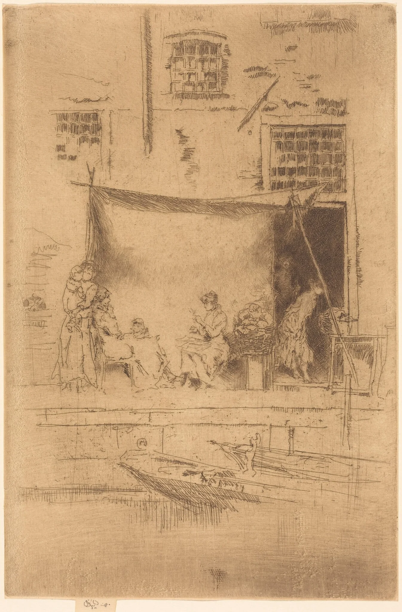 Fruit-Stall, detail