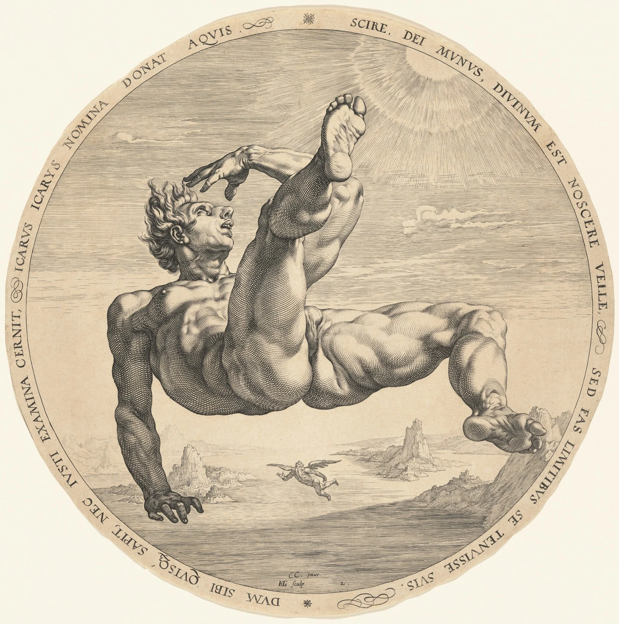 Icarus, detail