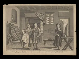 H Beard Print Collection, by L. Truchy, 1750