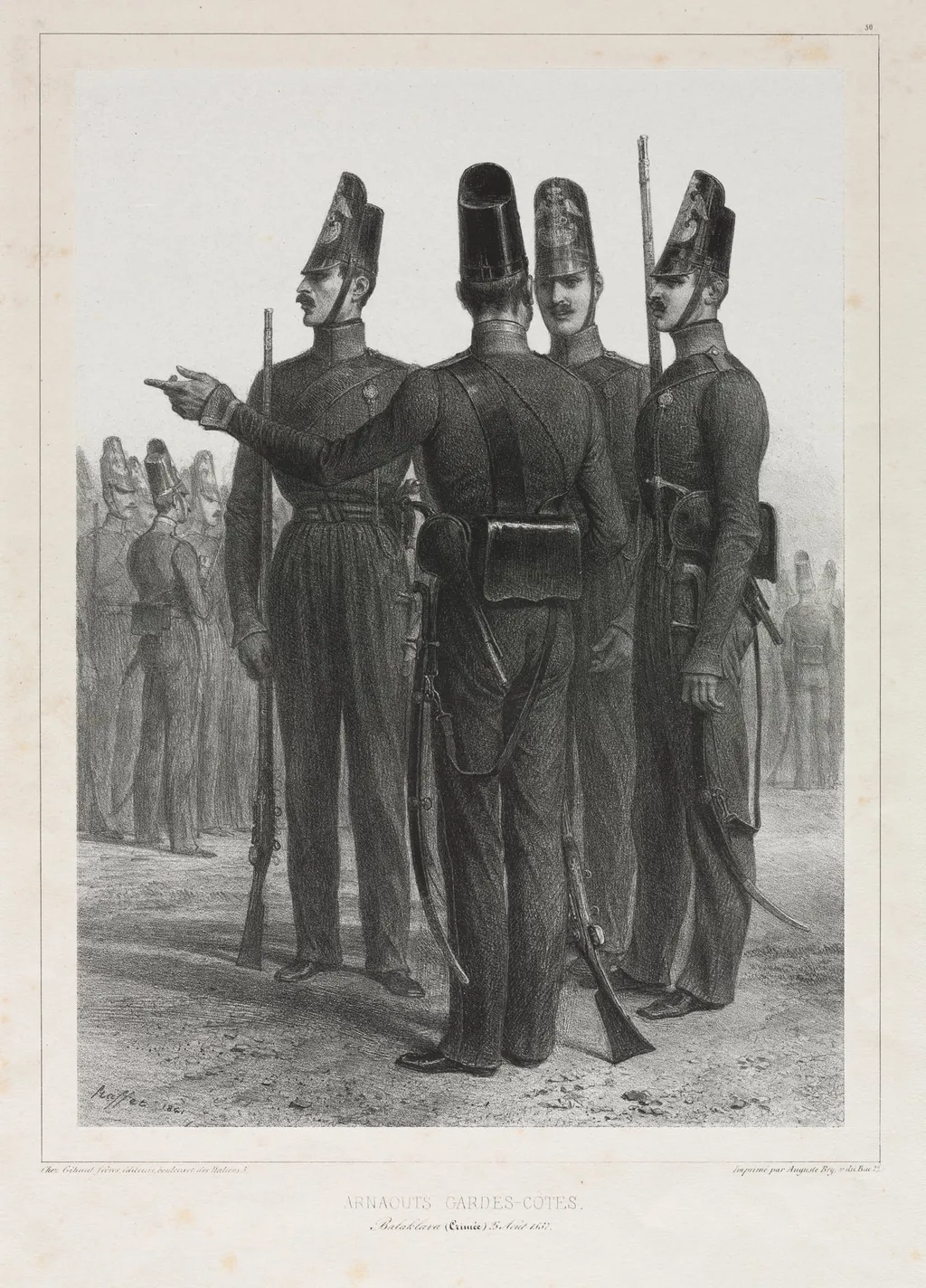 Arnoutes Gardes-Côtes, by Auguste Raffet, 1841