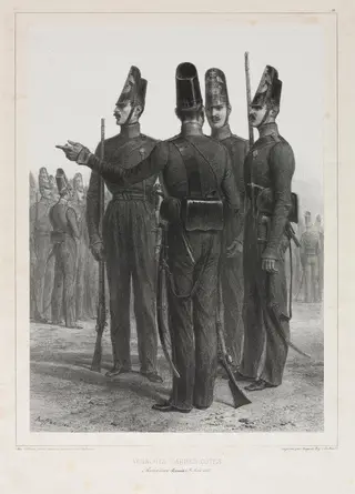 Arnoutes Gardes-Côtes, by Auguste Raffet, 1841