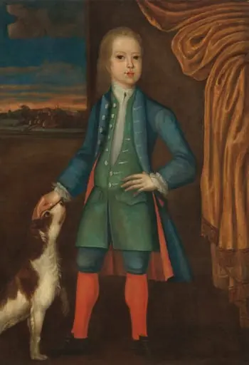 Boy in Blue Coat, oil, 1730