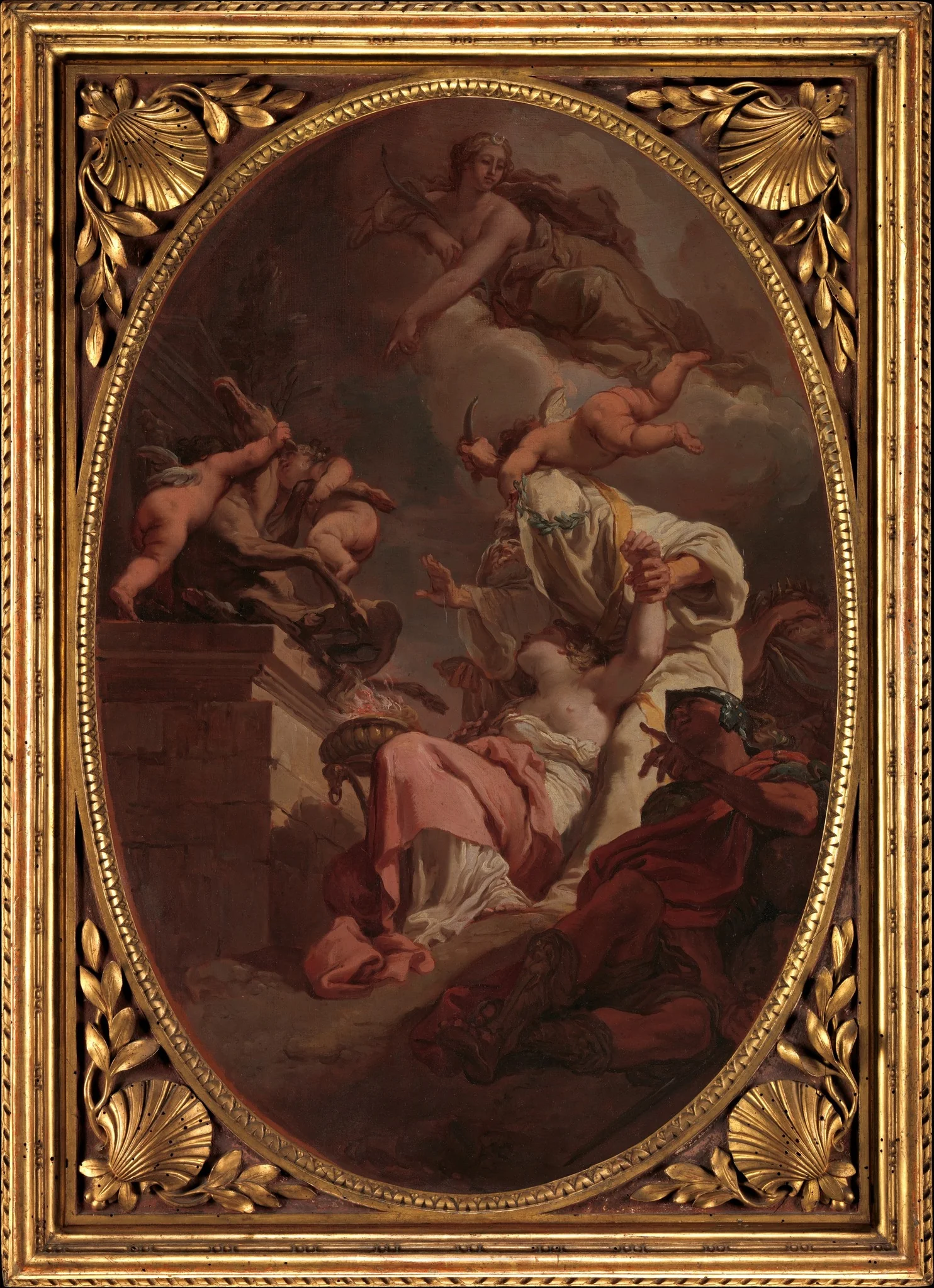 The Sacrifice of Iphigenia, detail