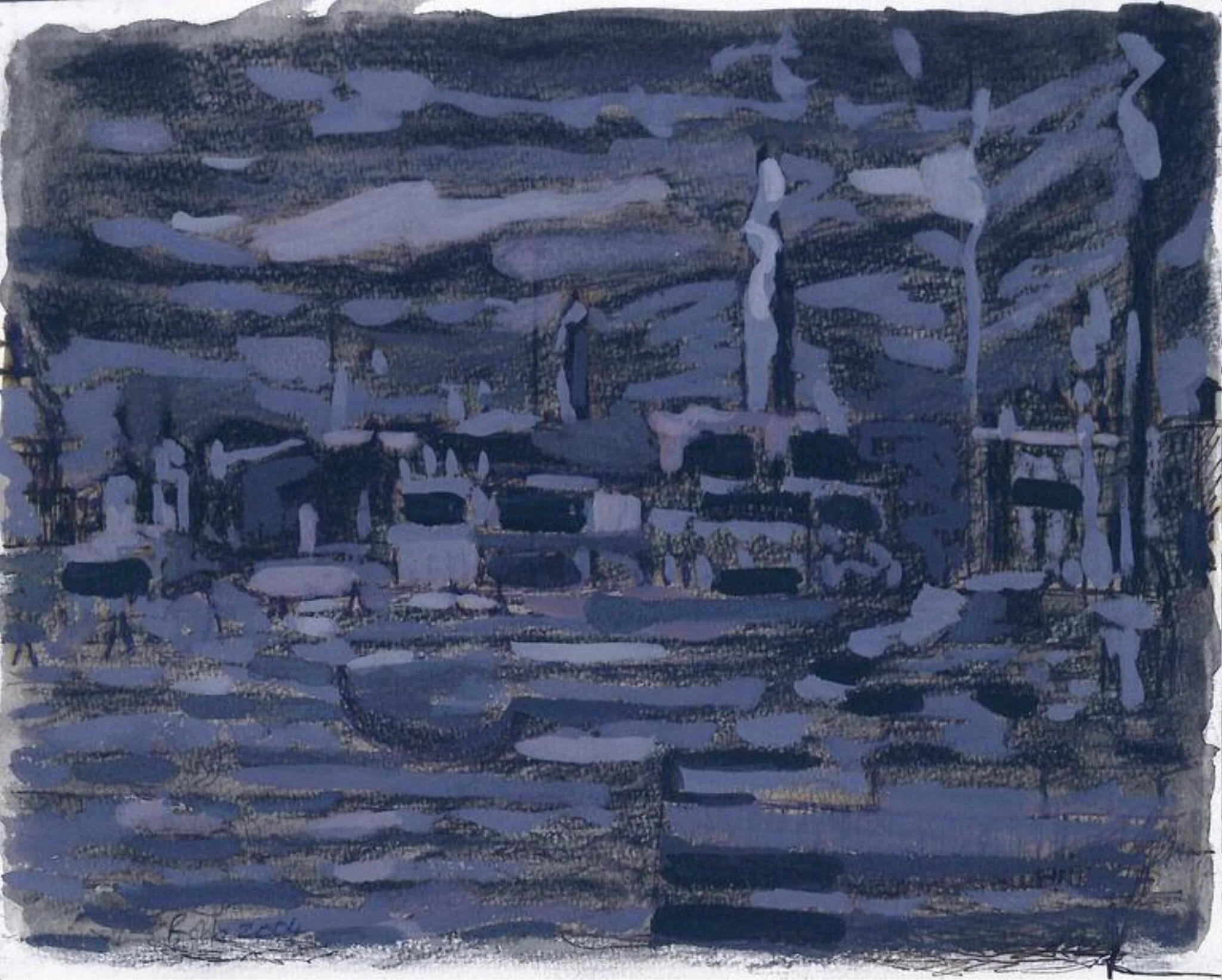 San Marco from the Biennale, detail