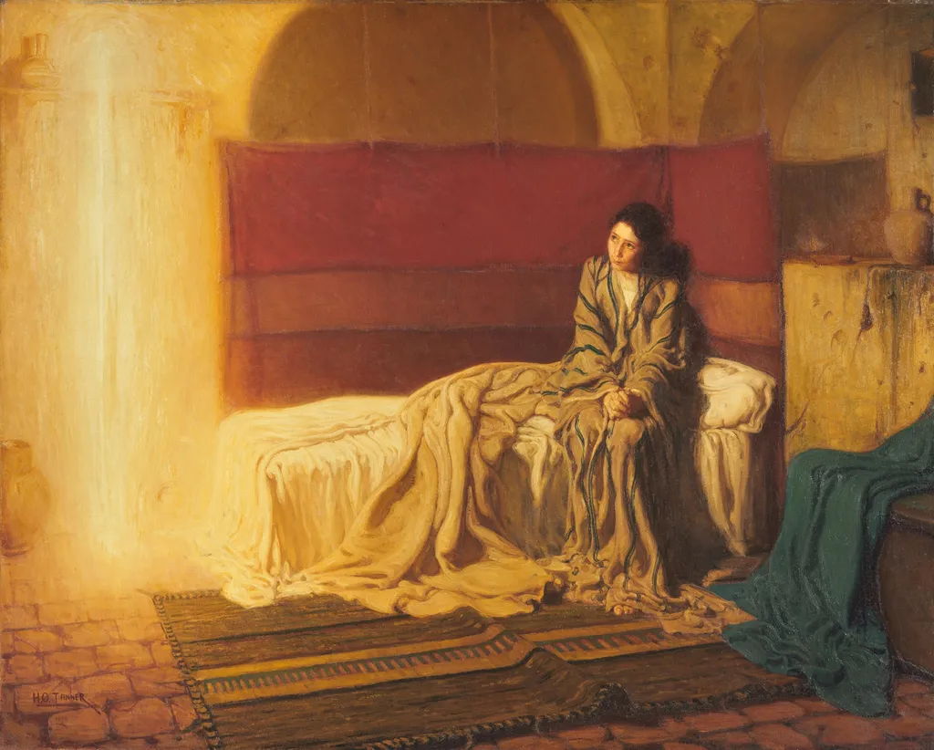 The Annunciation, by Henry Ossawa Tanner, oil, 1900