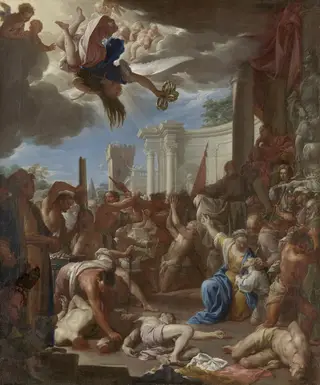The Martyrdom of the Seven Sons of Saint Felicity, by Francesco Trevisani, oil, 1709