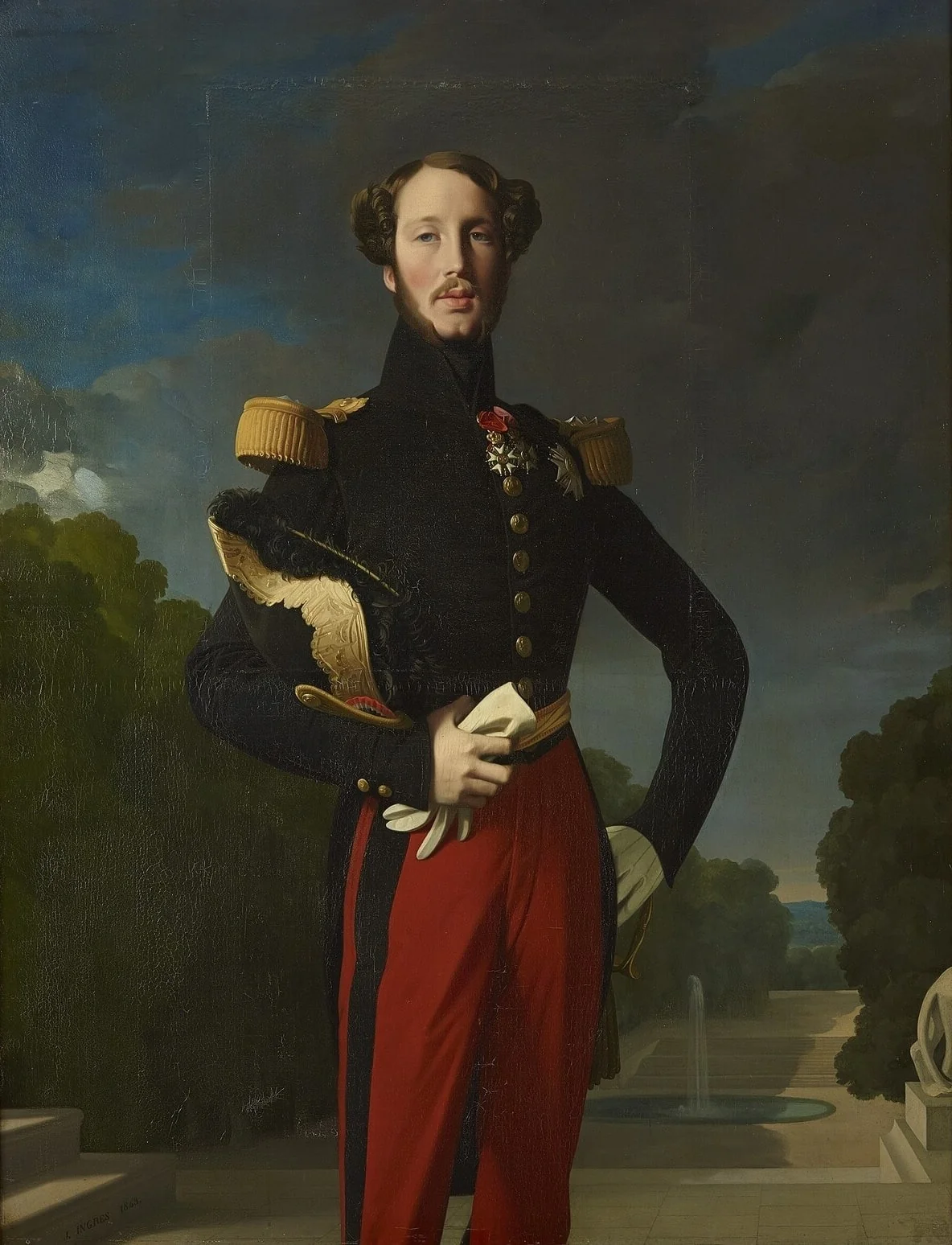 Ferdinand-Philippe-Louis, Duke of Orleans, detail