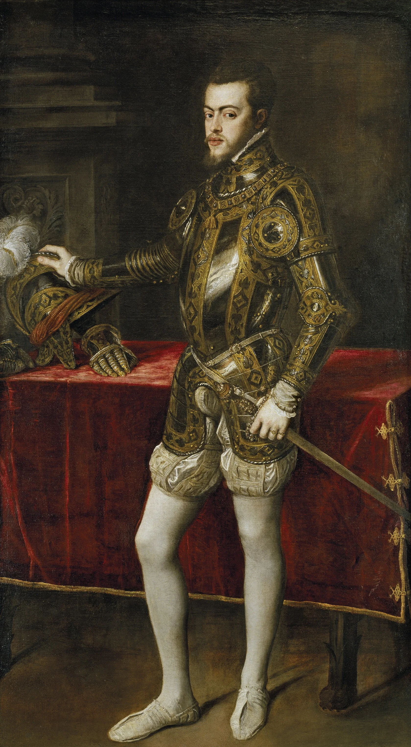 Philip II in Armour, detail