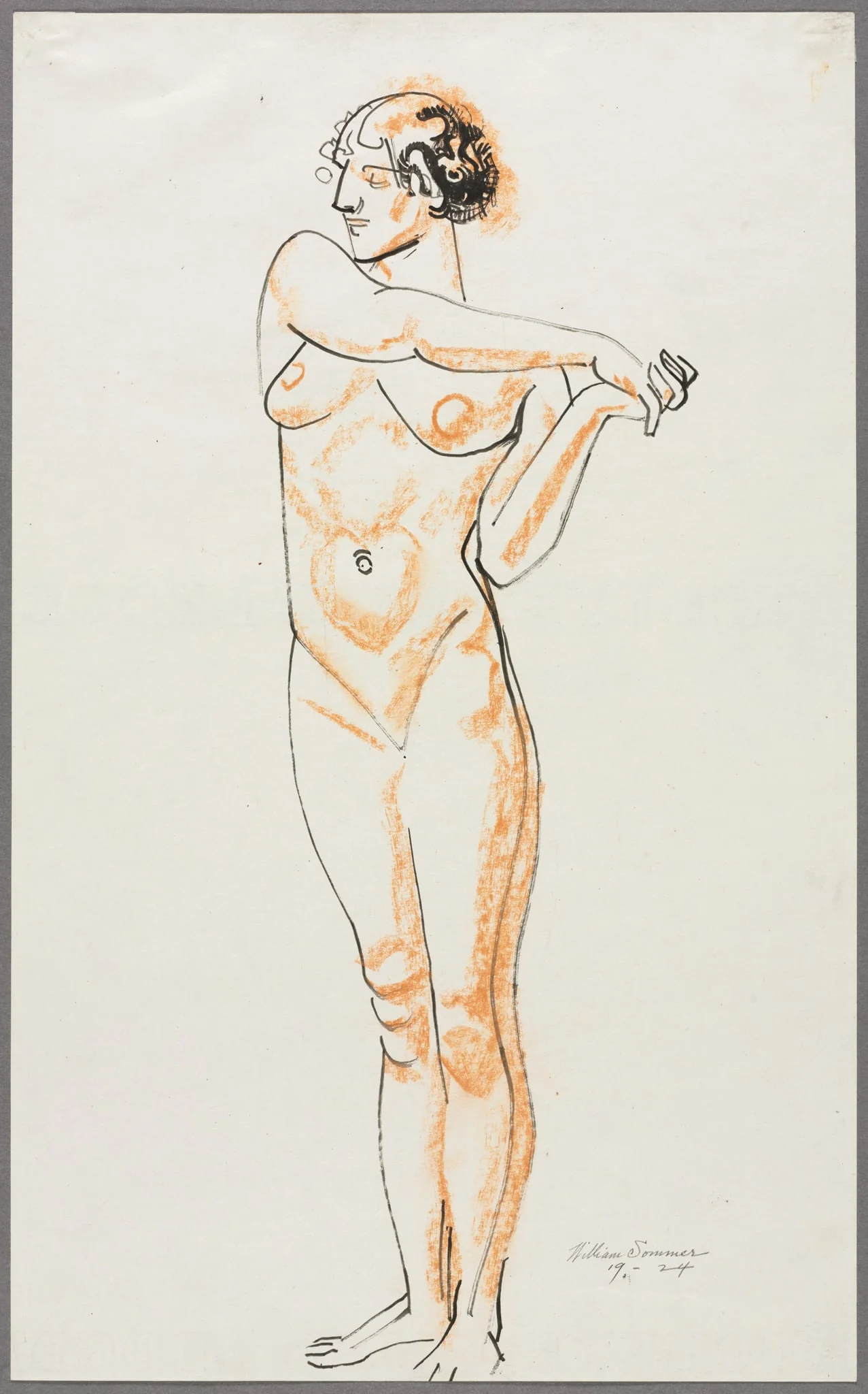 Female Nude, detail