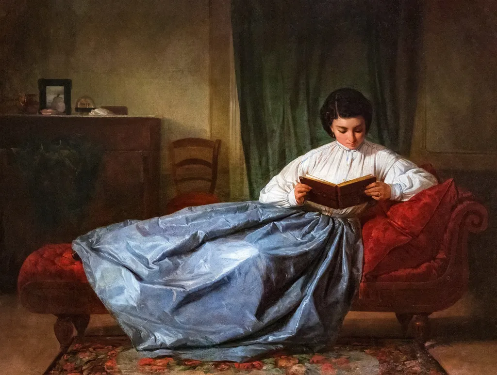Browsing the Album, by Josep Duran i Riera, unspecified, 1898