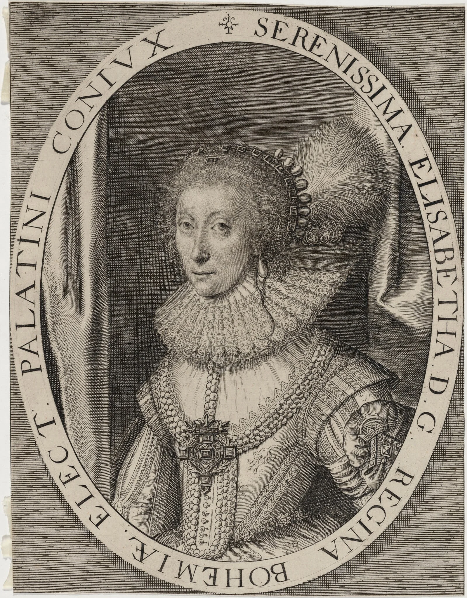 Elizabeth, Queen of Bohemia, detail
