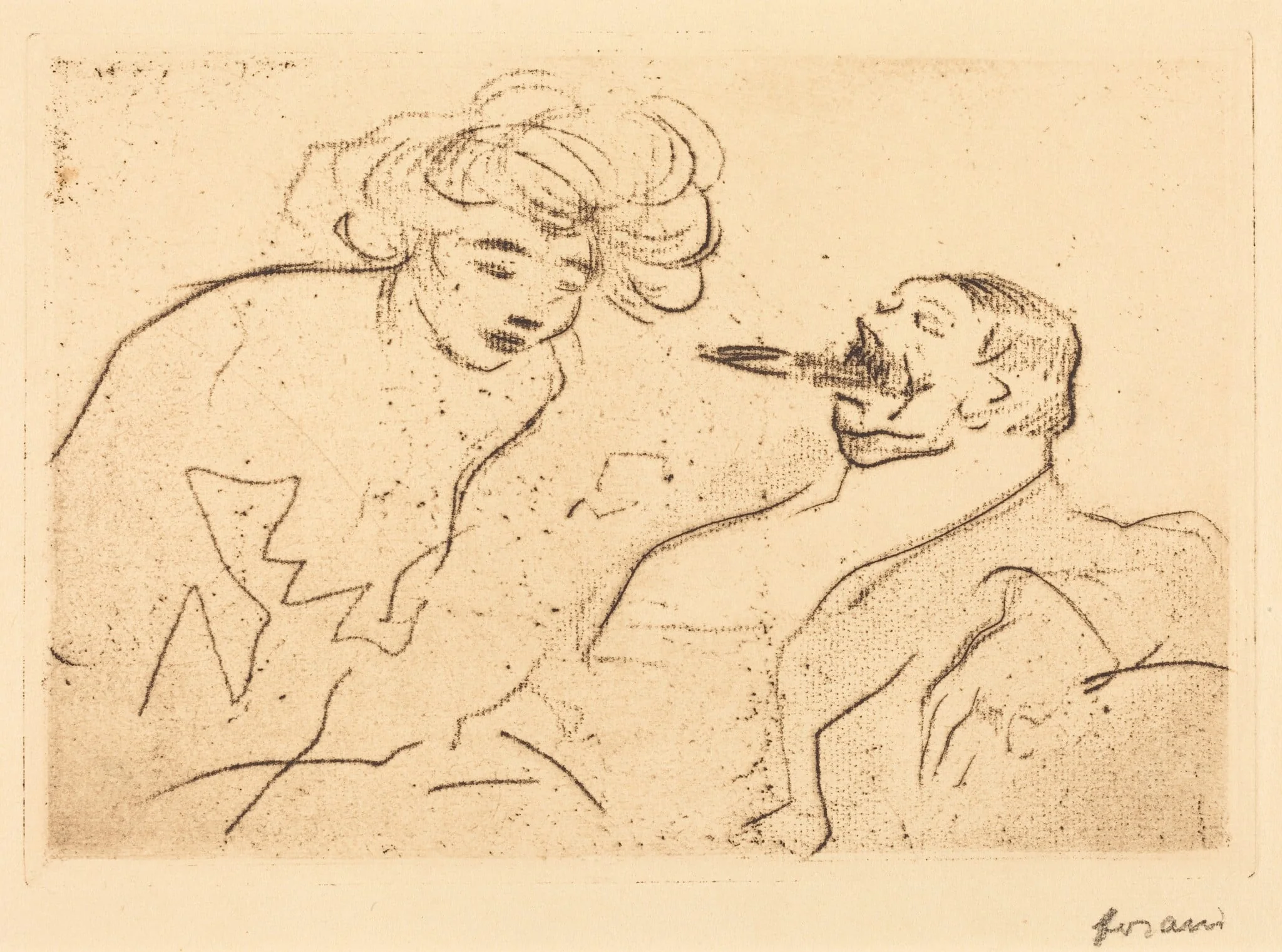 Le gros cigare (The Big Cigar), detail