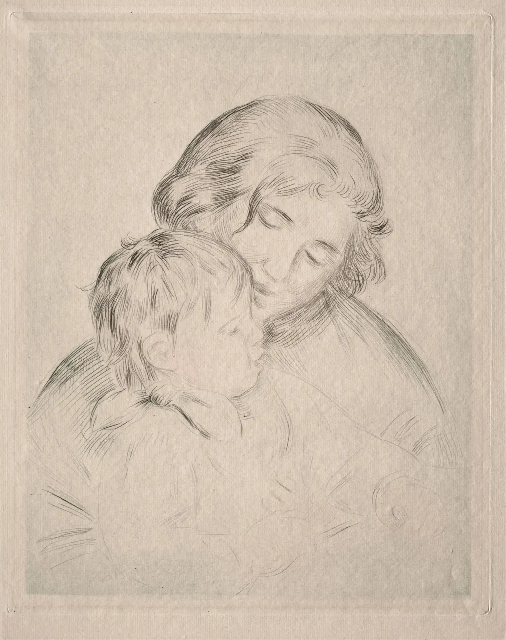 Mother and Child, by Pierre-Auguste Renoir, 1896