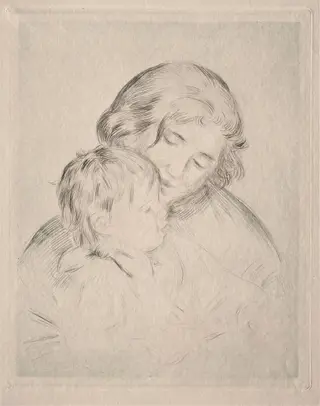 Mother and Child, by Pierre-Auguste Renoir, 1896