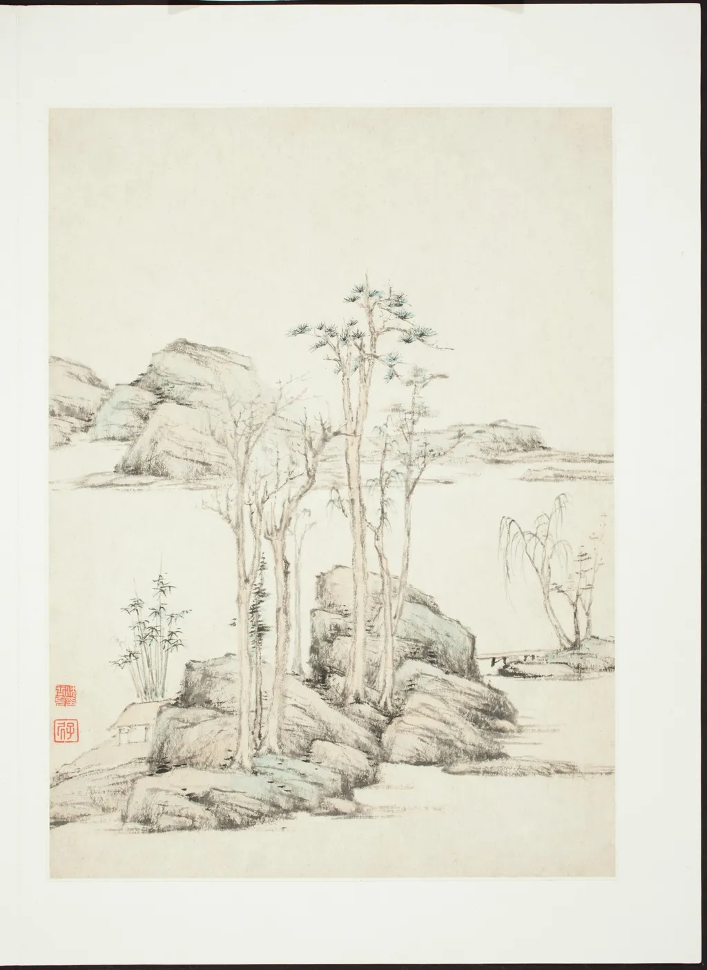 Landscapes After Old Masters, by Shen Shichong, unspecified, 1619
