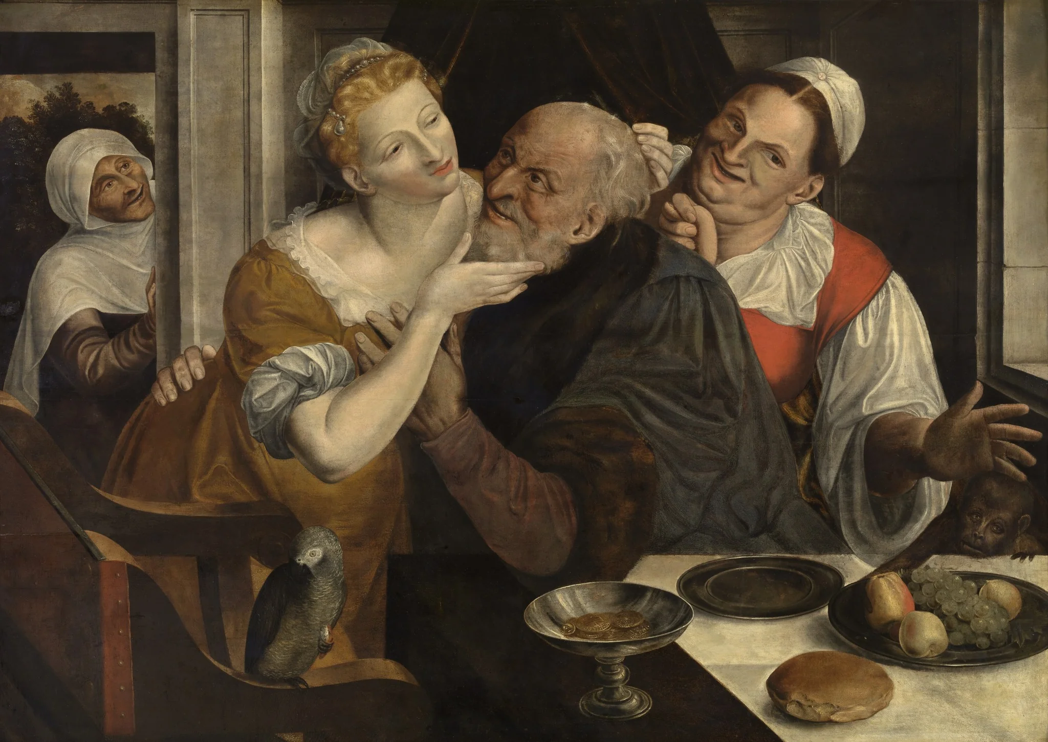 Ill-Matched Couple, detail