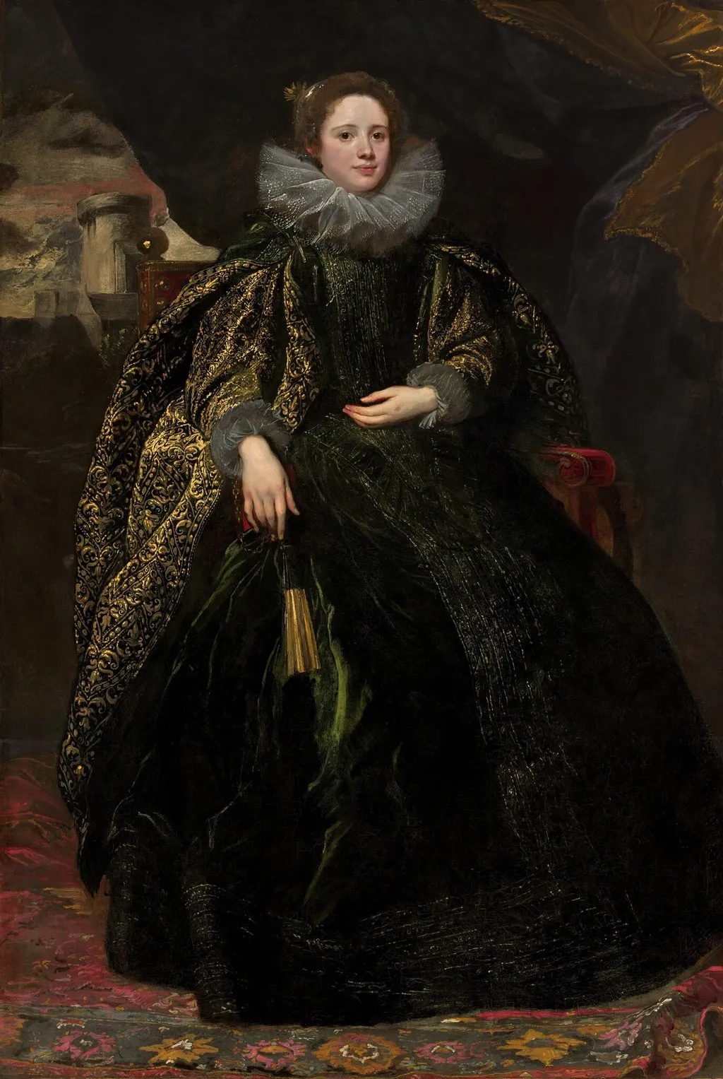 Marchesa Balbi, by Anthony van Dyck, oil, 1623