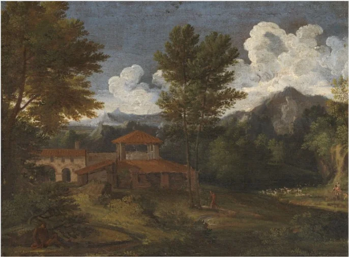 A Classical Landscape, detail