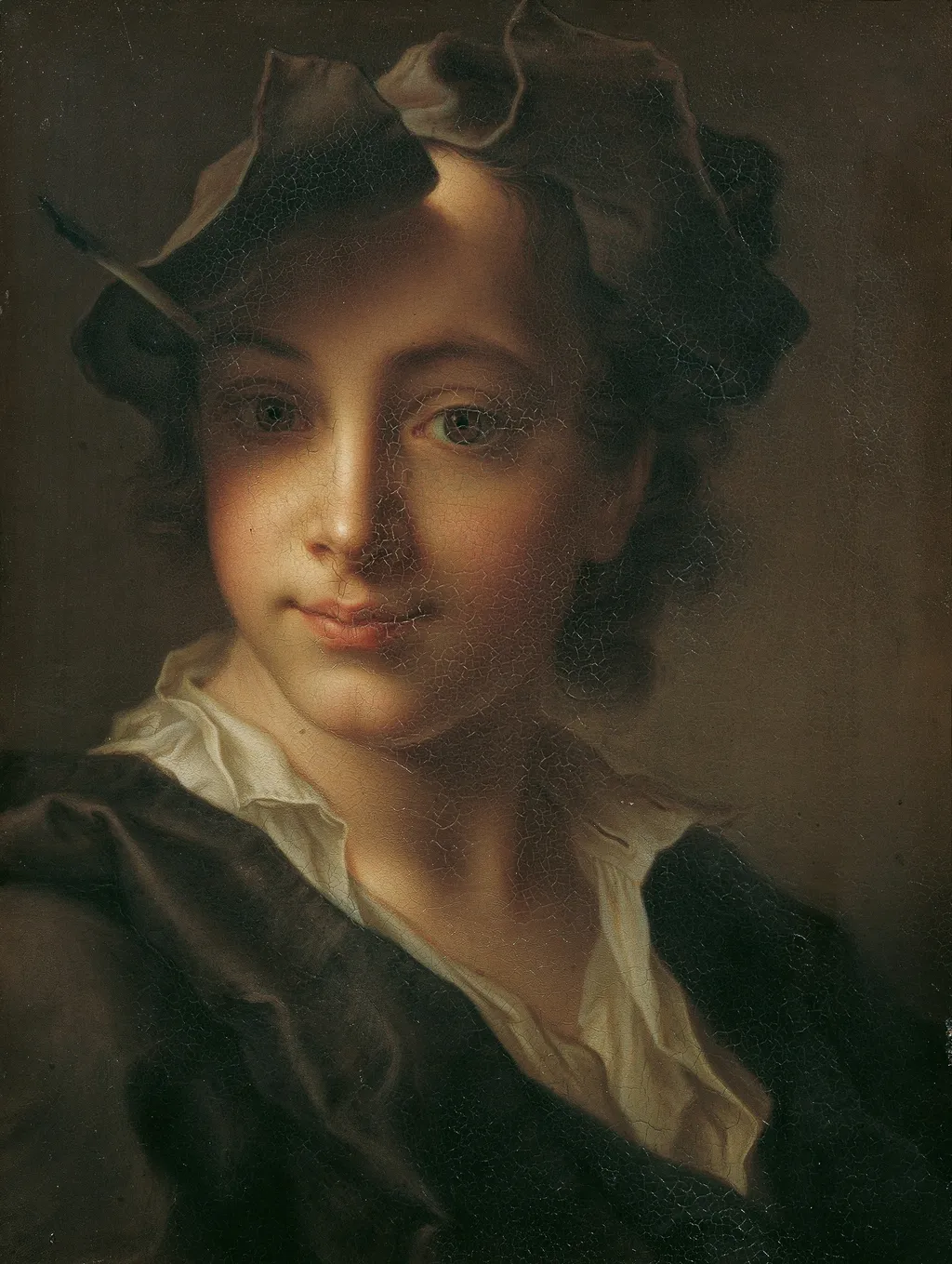 Portrait of a boy, by Christian Seybold, oil, 1747