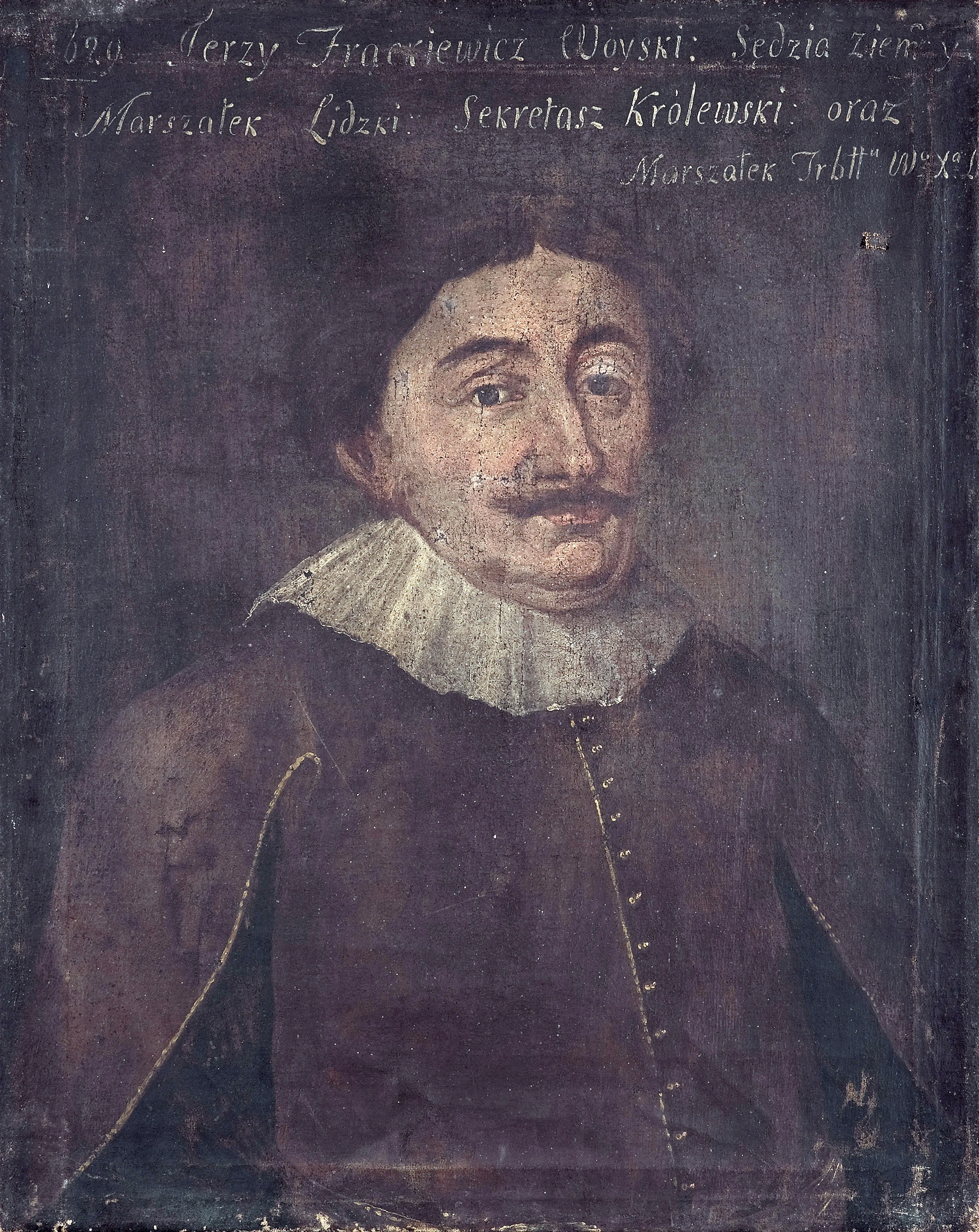 Portrait of Jerzy Frąckiewicz (?–after 1629), marshal of Lida District, detail