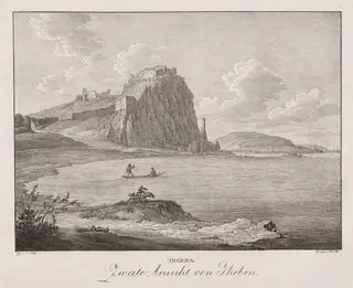 Ungern, Zweite Ansicht von Theben, by Jakob Alt, 1839
