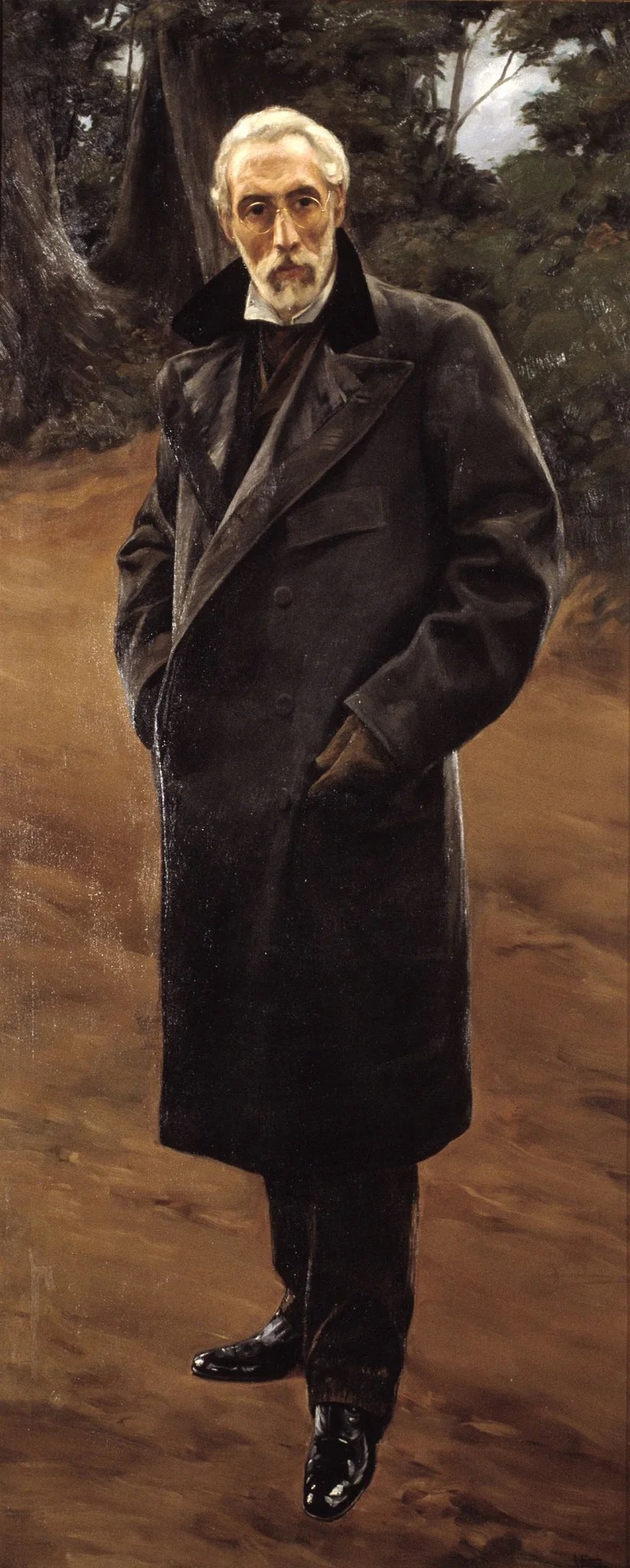 Self-portrait, detail
