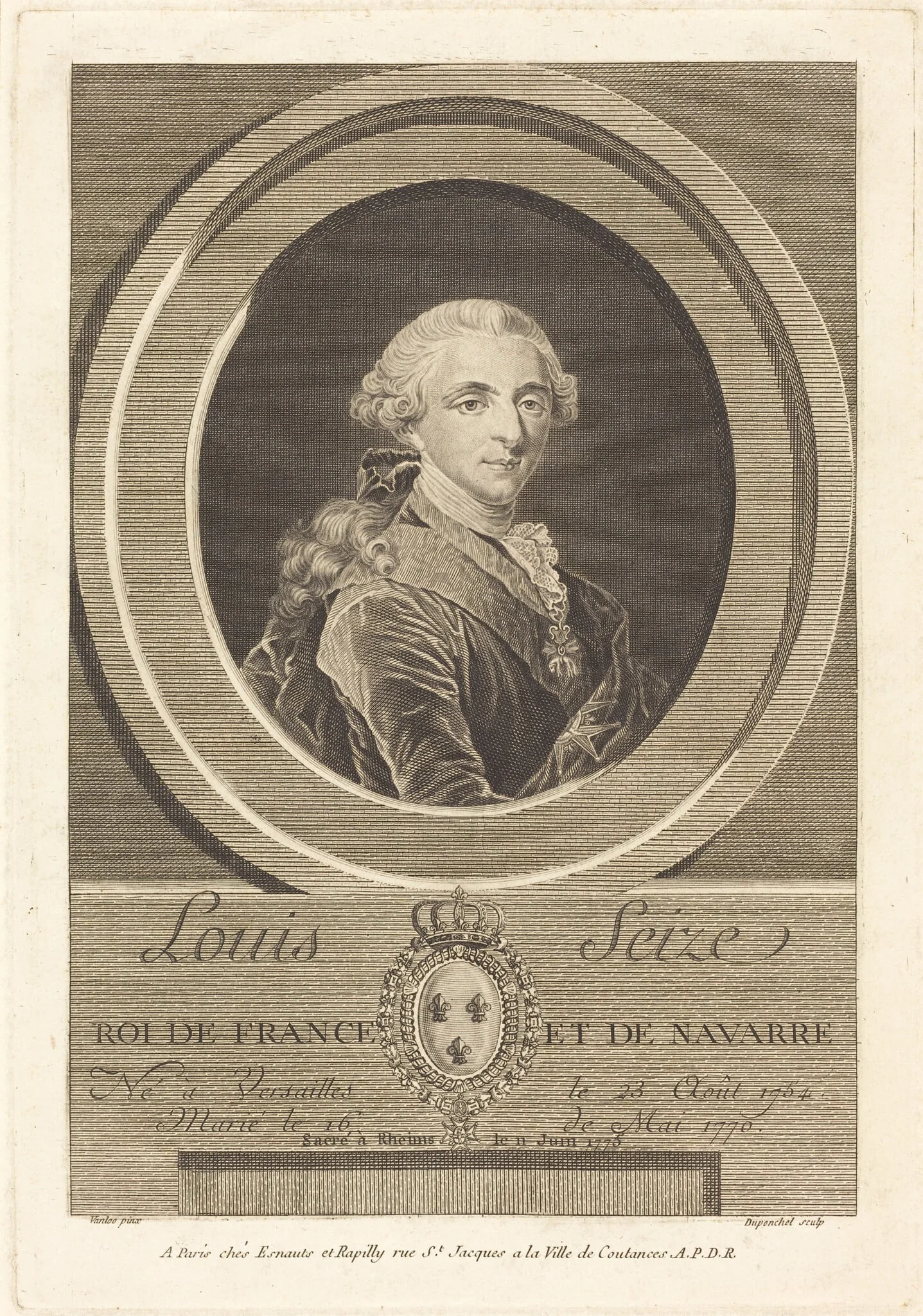 Louis XVI, King of France, detail