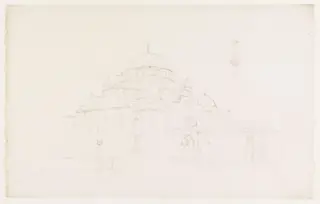 Sehzade Camii, Constantinople, by Lewis Vulliamy, 1818