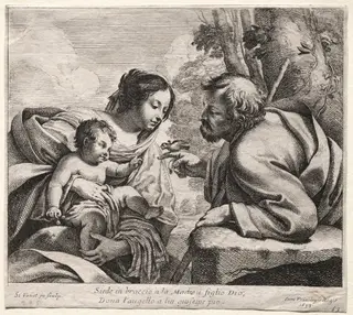 Holy Family, by Simon Vouet, 1633