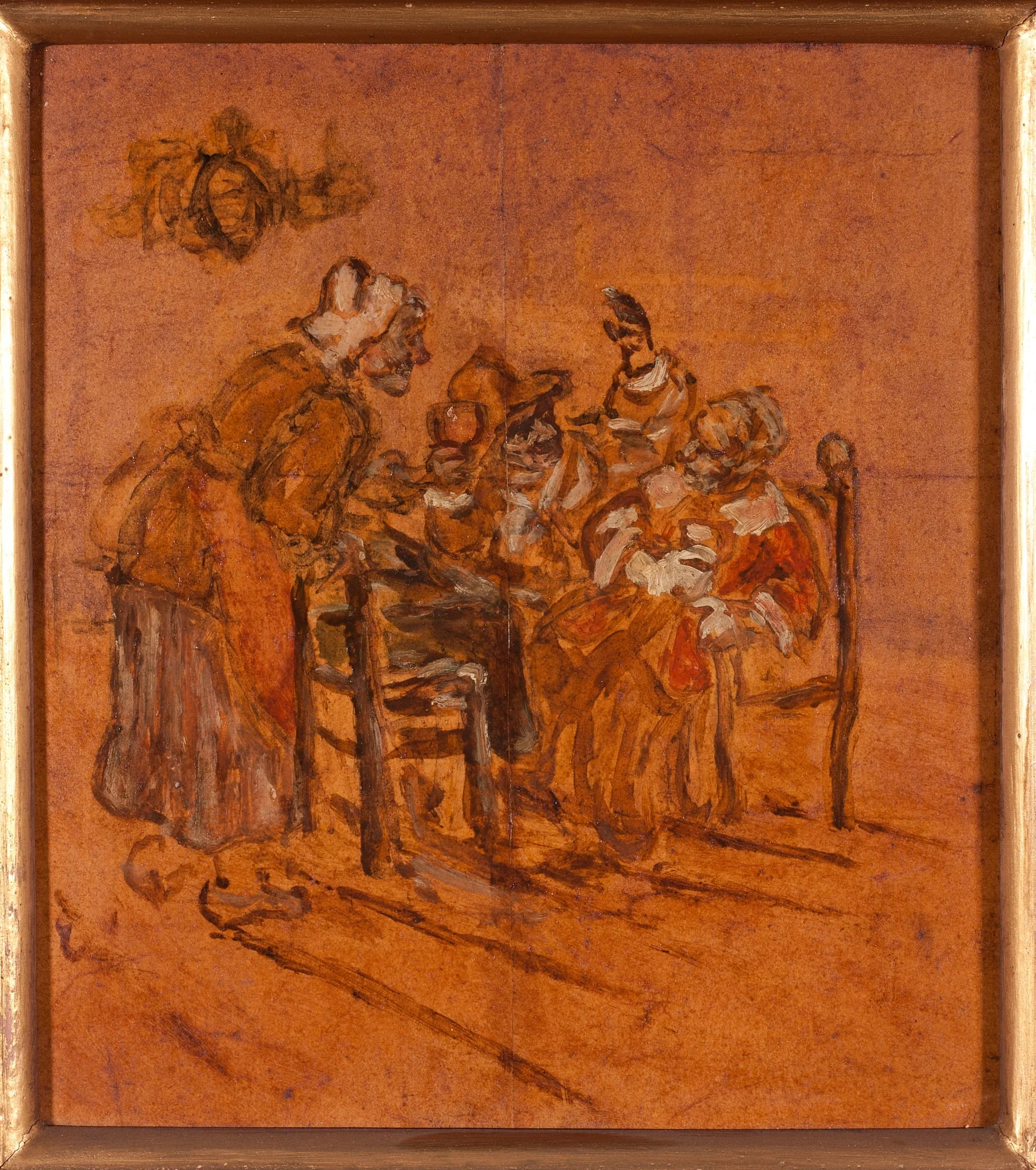 Bauerninterieur, detail