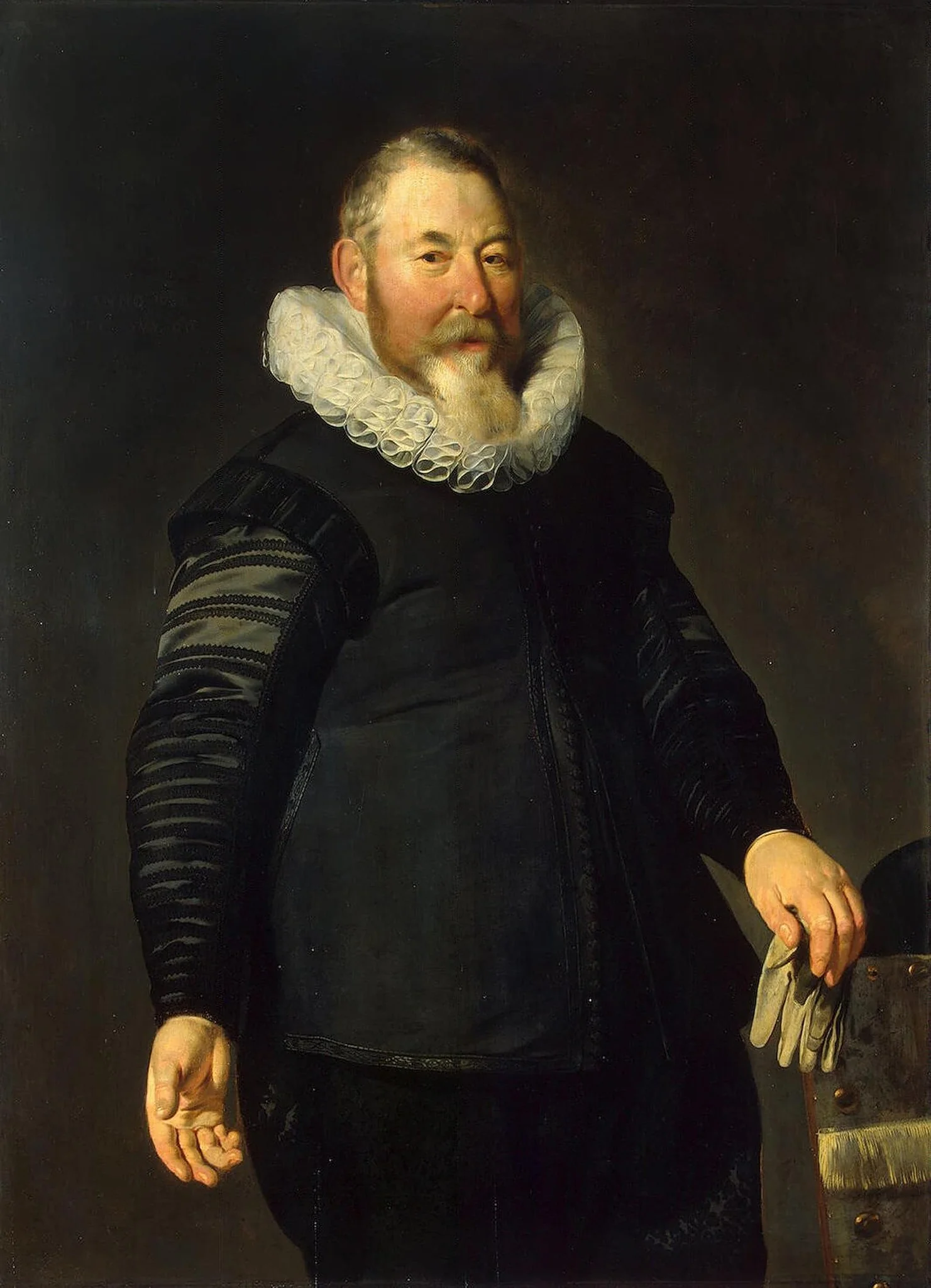 Portrait of a Man, detail