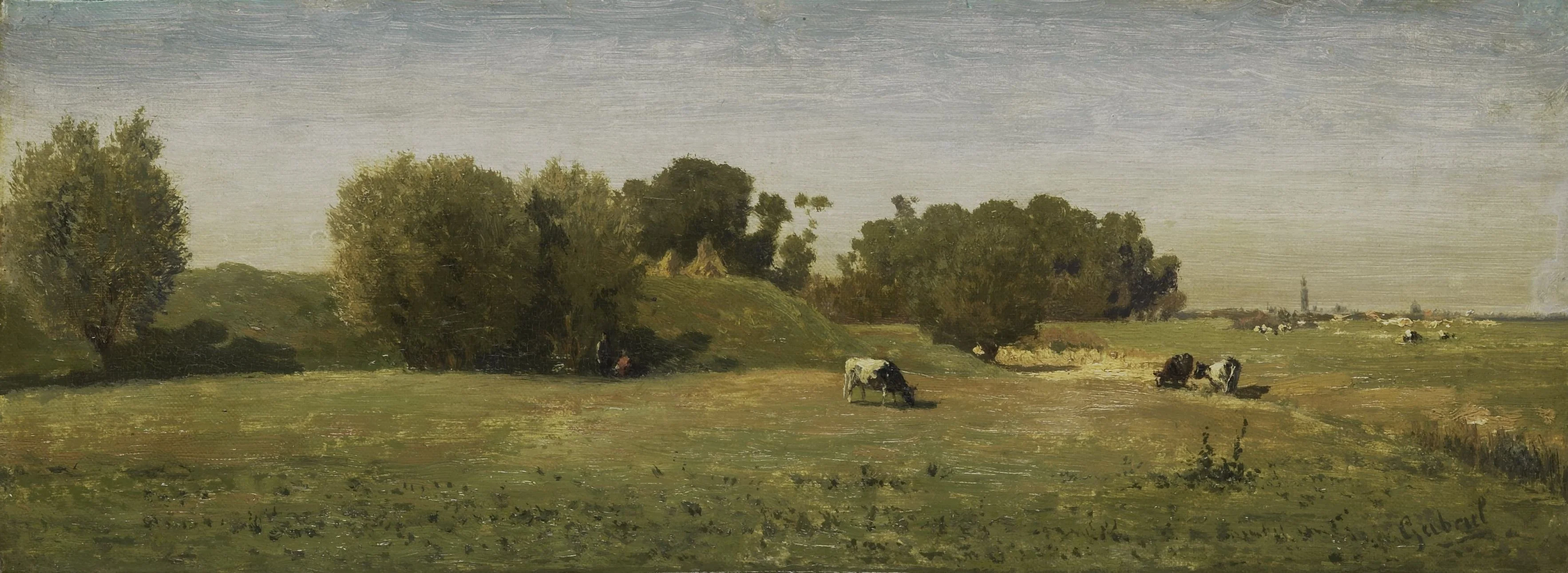 Landscape near Abcoude, detail