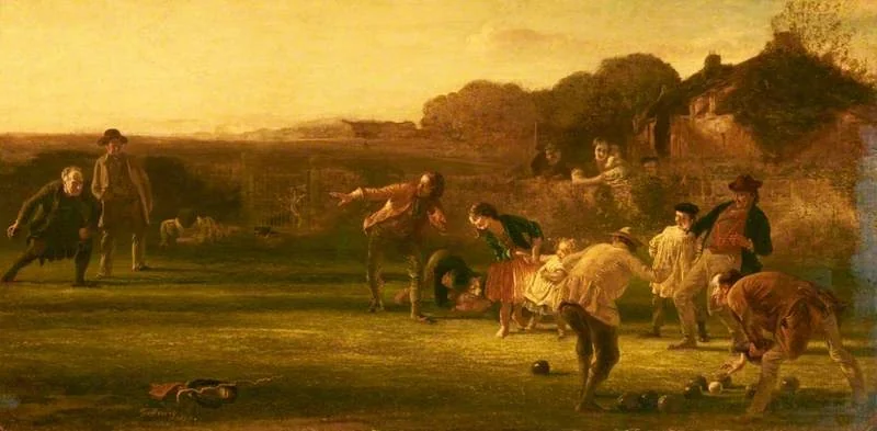 The Bowlers, detail