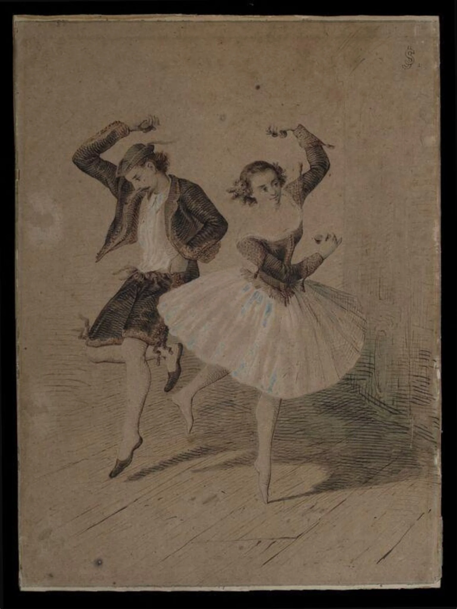 Fanny Cerrito and Arthur Saint-Leon, detail