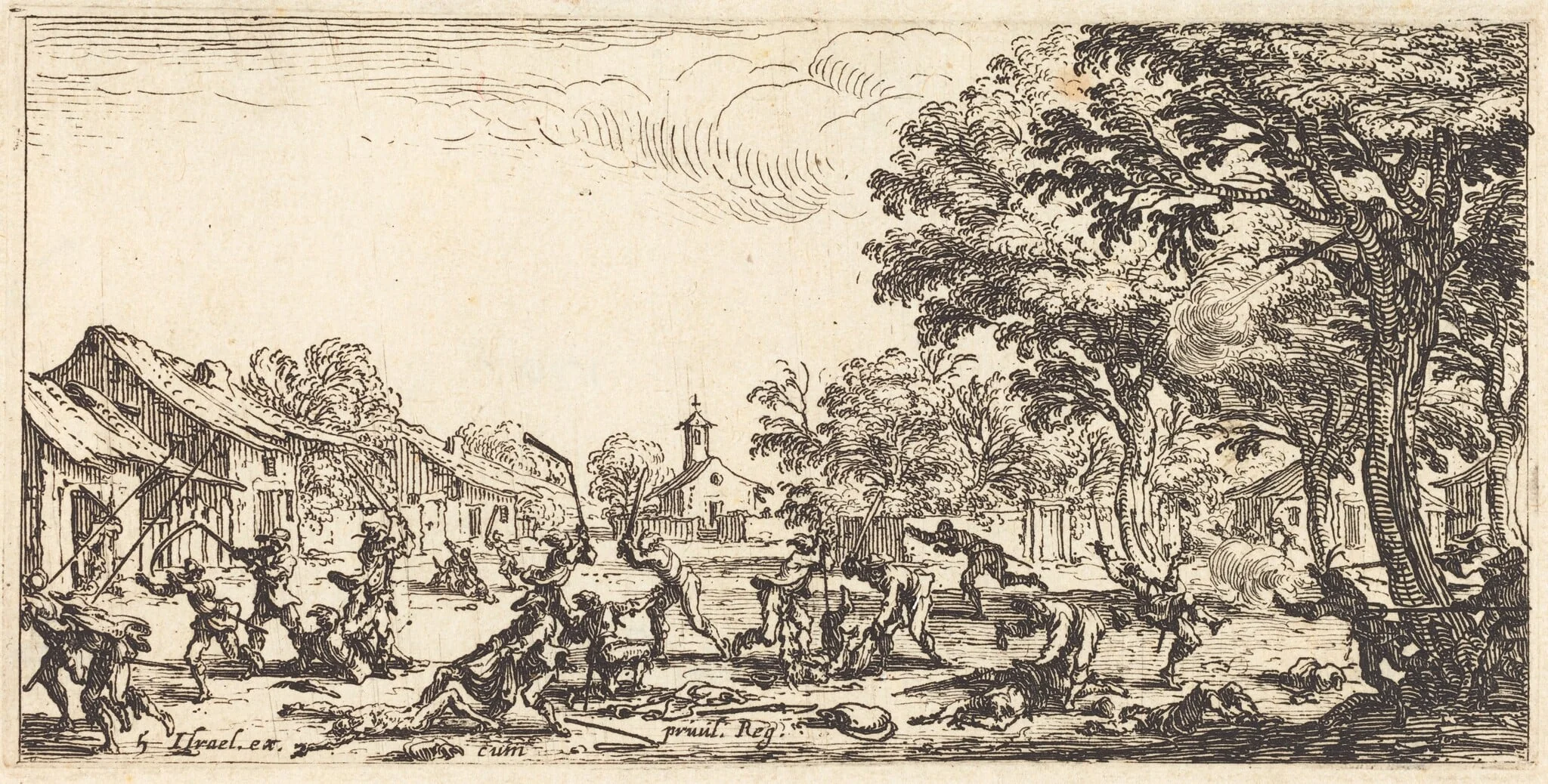 The Peasants' Revenge, detail