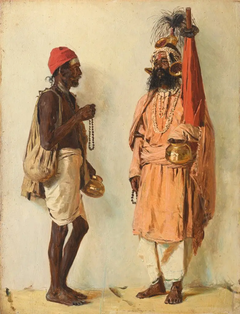 Fakirs, by Vasily Vereshchagin, oil, 1875