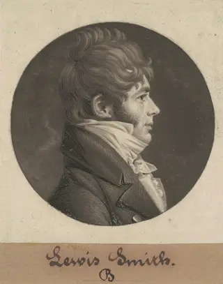 Louis Buchanan Smith, by Charles B. J. Févret de Saint-Mémin, ink, 1804
