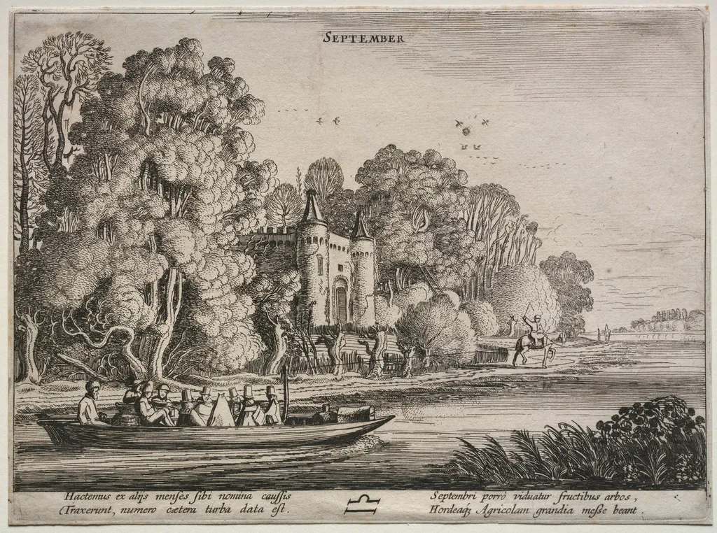 The Twelve Months: September, by Velde, Jan van de, II, 1613