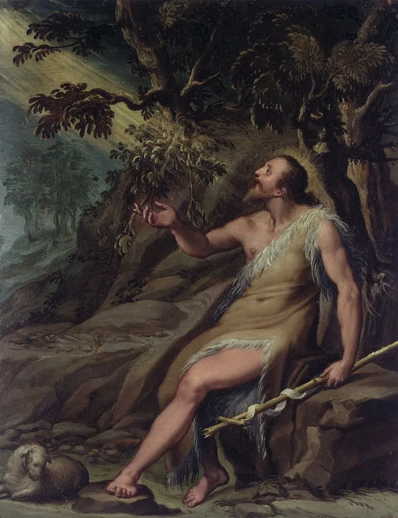 Saint John the Baptist in the Wilderness, by Denys Calvaert, unspecified, 1609