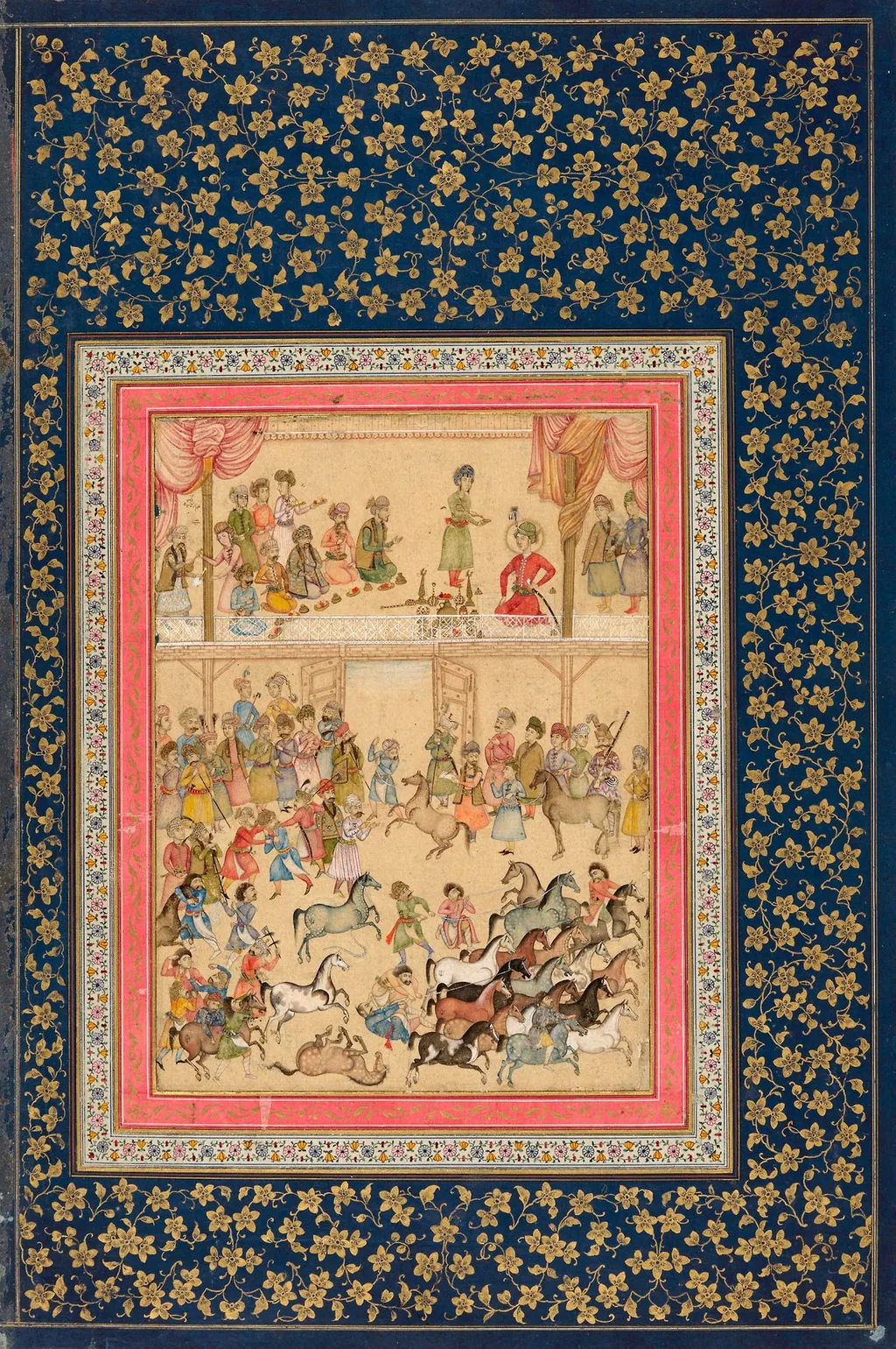 Royal Horse Inspection, by 'Aliquli Jabbadar, unspecified, 1662
