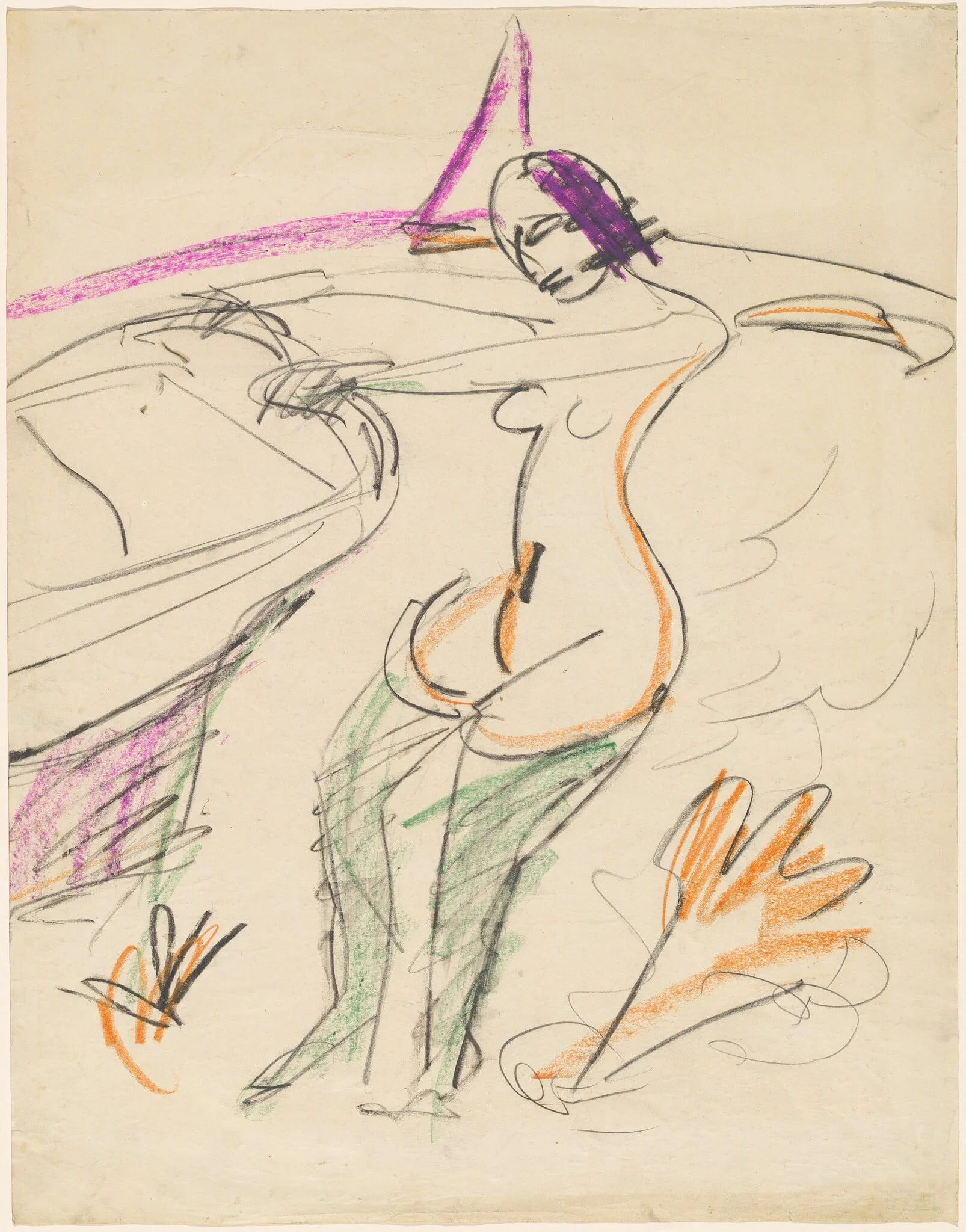 Bather, detail