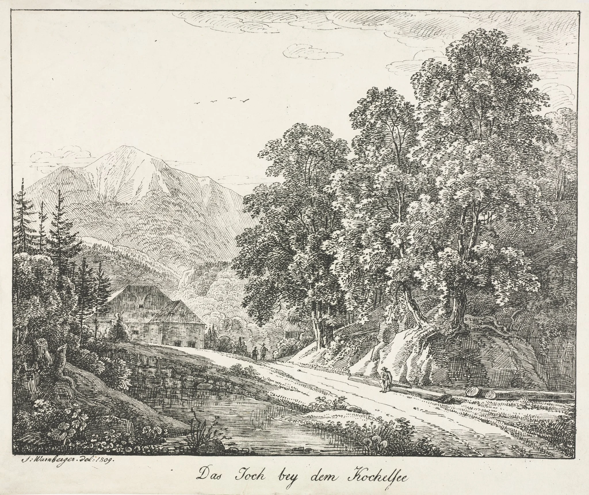The Path by the Kochelsee, detail