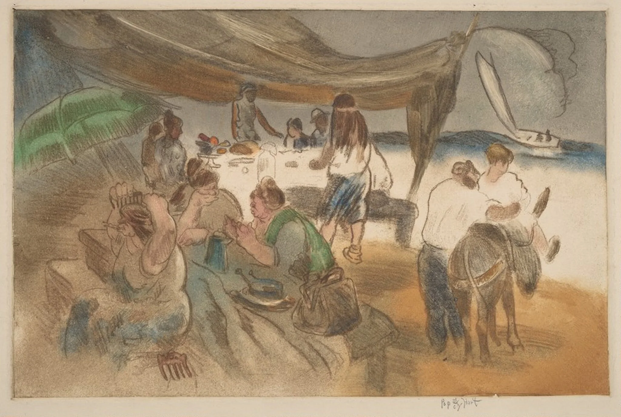 Picnic Party, detail