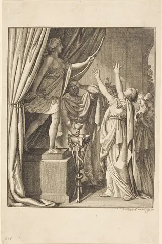 Diana, by Daniel Nikolaus Chodowiecki, ink, 1787