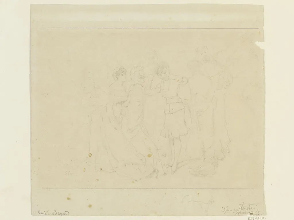 Untitled, by Emile Antoine Bayard, 1837